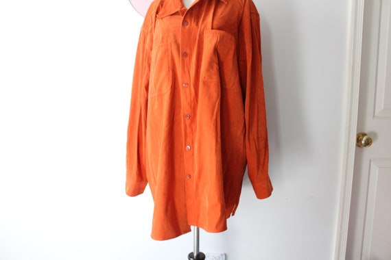 Vintage Burnt Orange  Basic Editions Blouse...198… - image 2