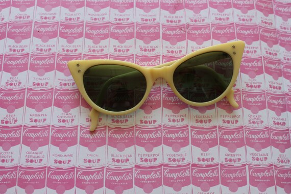 1950s 1960s Cat Eye Sunglasses..vintage eyewear. … - image 3