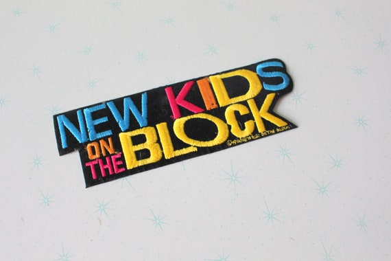 1990s NEW KIDS on the BLOCK Huge Patch....retro. … - image 3