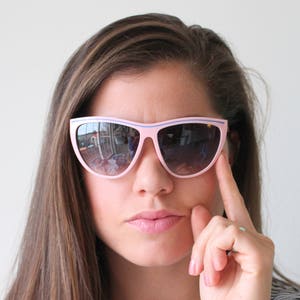 Vintage 80s Pink Mod Sunglasses - Taiwan ROC Deadstock