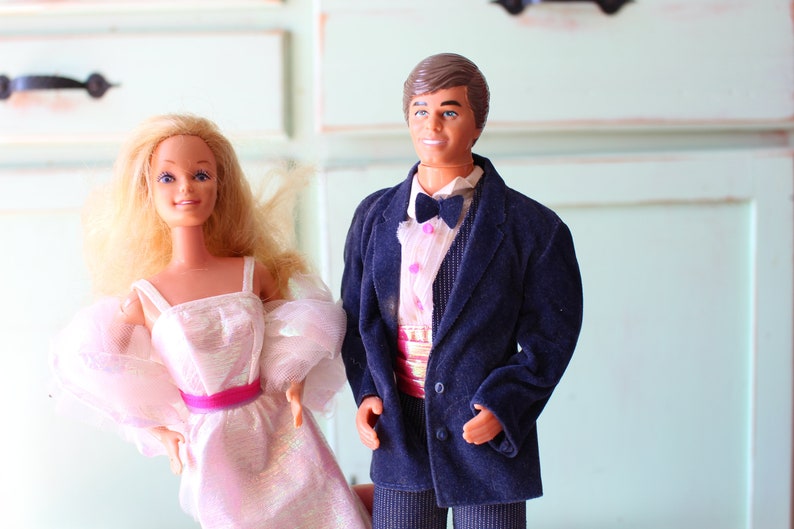 1980s Vintage BARBIE and KEN Doll Set.kitsch. Retro. - Etsy