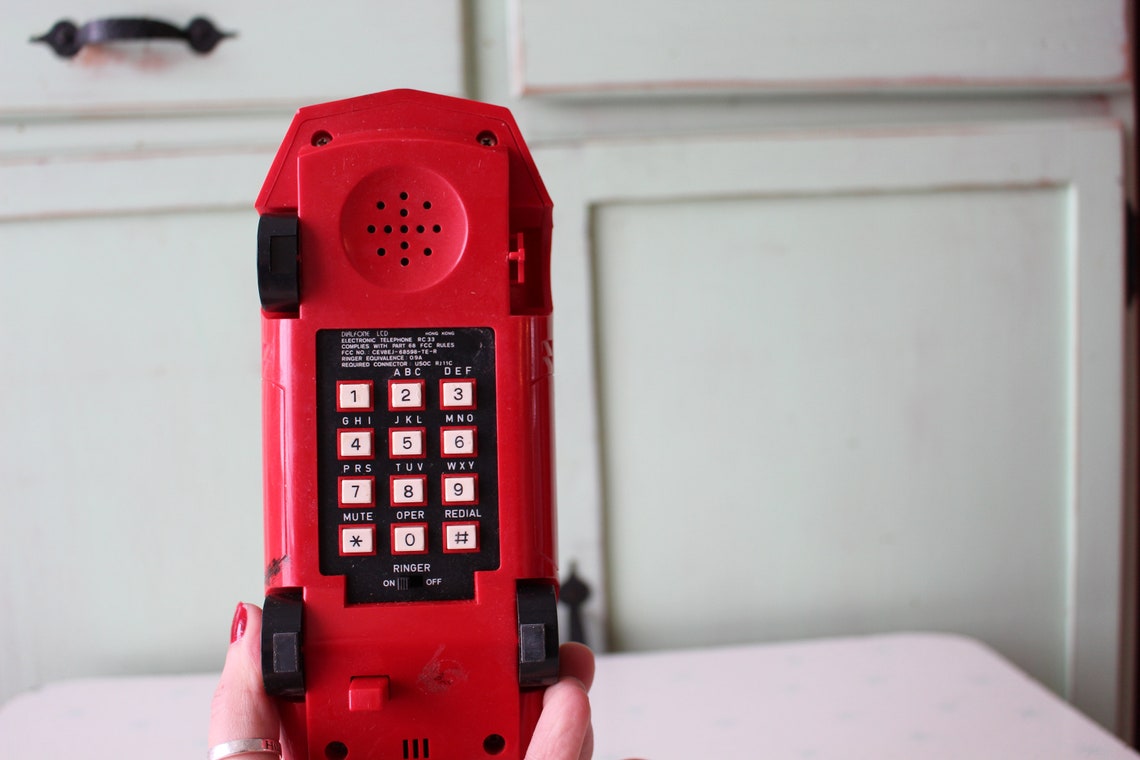 1980s CAR TELEPHONE&hellip;.retro. mod. diner. rad. 80s phone