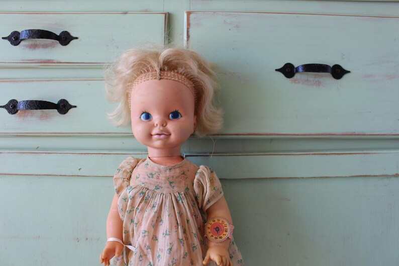 1960s Vintage CREEPY DOLL...50s 60s kitsch. retro. kids. Etsy