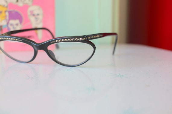 1950s 1960s Vintage CAT EYE Glasses....vintage ey… - image 1