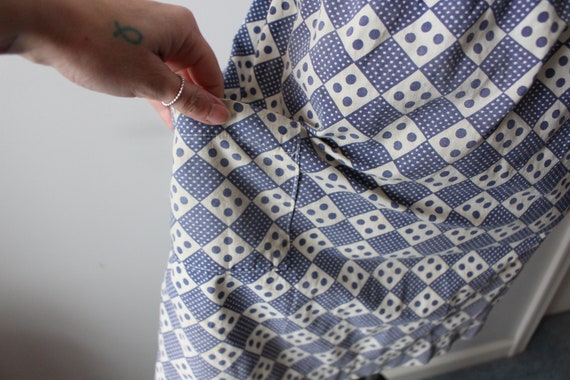 1960s Atomic Apron: Vintage Patchwork Paisley Kit… - image 5