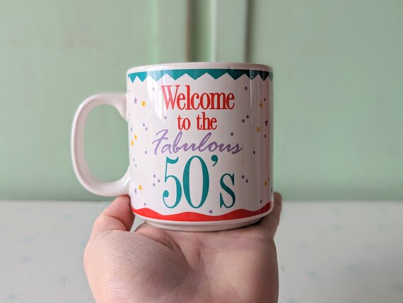 50 Years of Being Fabulous Mug 50th Birthday Mug for Men and 