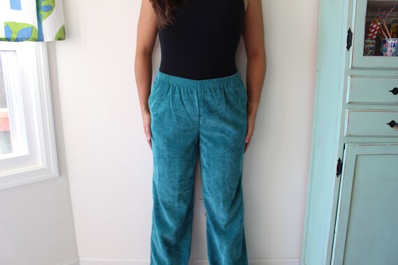 80s 90s Vintage Blue Pants..grunge. hipster. retr… - image 3