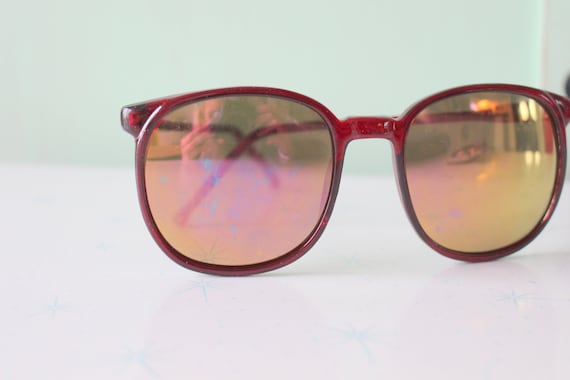 1980s HIPSTER MIRROR Sunglasses.retro. 1970s 1980… - image 1