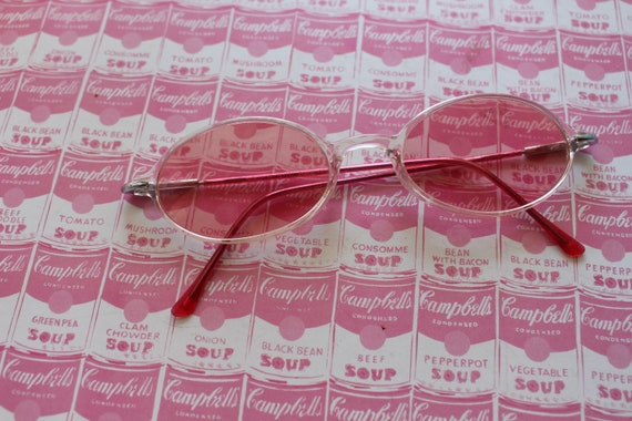 1980s BRIGHT PINK Lens NOS Sunglasses.....retro s… - image 3