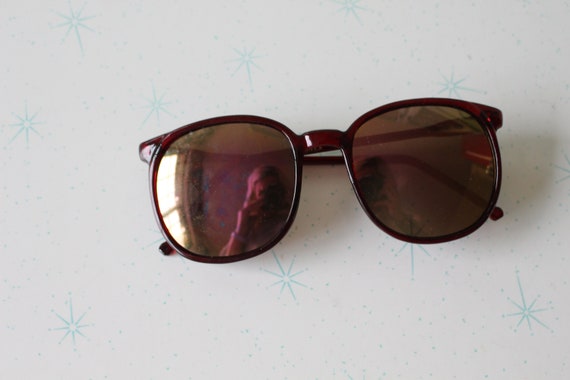 1980s HIPSTER MIRROR Sunglasses.retro. 1970s 1980… - image 3