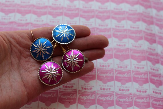 1980s RETRO SET of Earrings....rock n roll. retro… - image 5