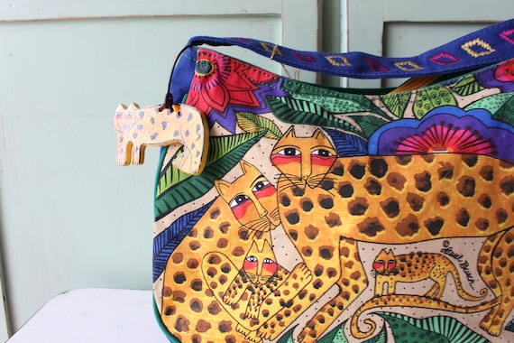 Vintage LAURAL BURCH Handbag....groovy. cat lady.… - image 2