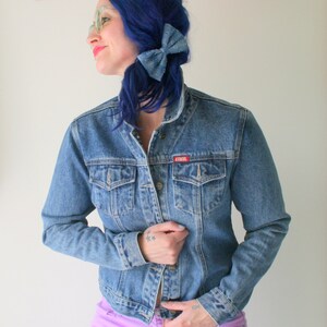 Vintage Acid Wash Denim Jacket - 80s/90s Unisex Jean Jacket