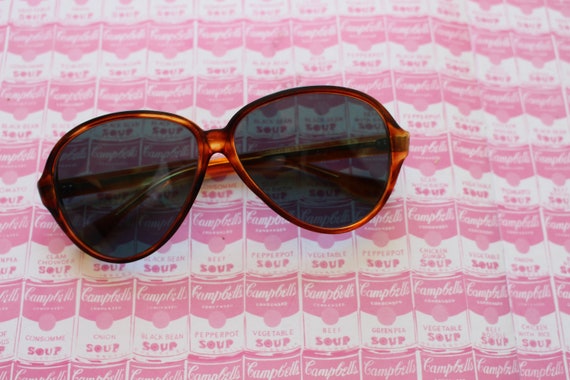 1960s 1970s Vintage TWIGGY Oversized Sunglasses..… - image 3