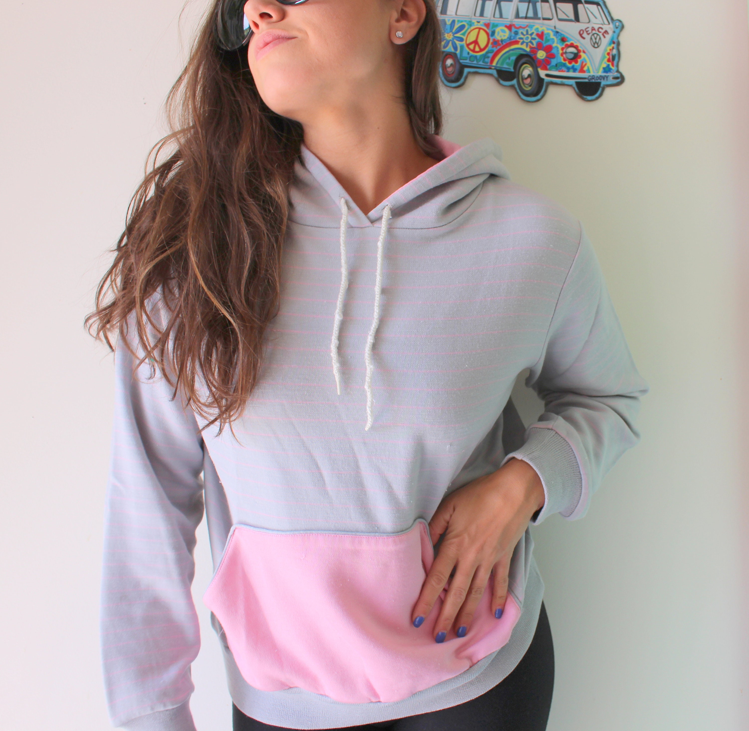 Vintage WORKOUT Sweatshirt Gray and 