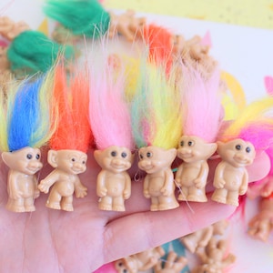Vintage Mini Troll Doll: 1980s-90s Collectible Toy