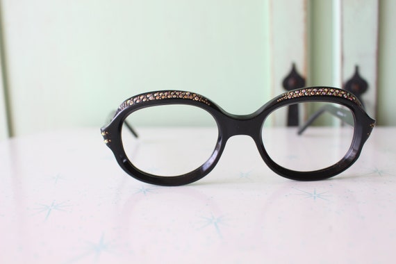 1950s 1960s Cat Eye Glasses.....vintage eyewear. … - image 1