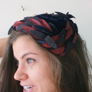 Vintage 1960s Formal Hat: Mid Century Wedding Costume