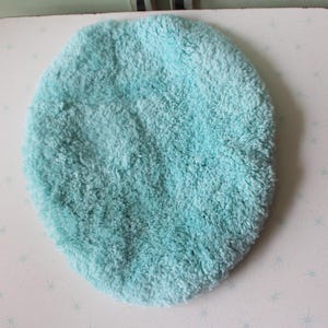 1980s Blue BathroomToilet Cover....bath. retro. shower. beauty. 80s bathroom. 90s bathroom. blue bathroom. granny. vintage toilet seat cover