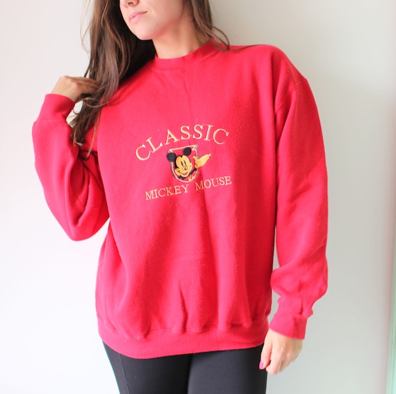 Vintage MICKEY MOUSE Sweater...walt disney. minni