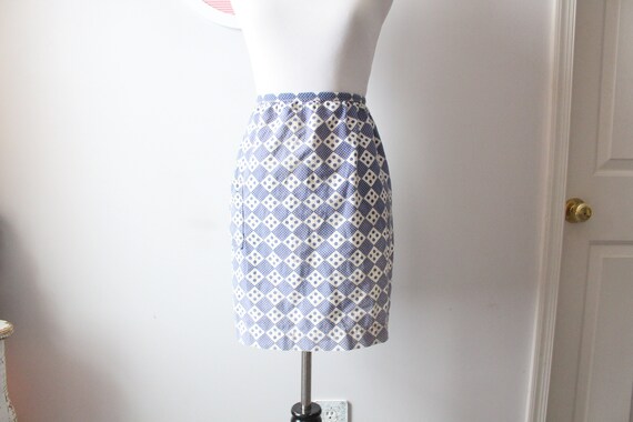 1960s Atomic Apron: Vintage Patchwork Paisley Kit… - image 1