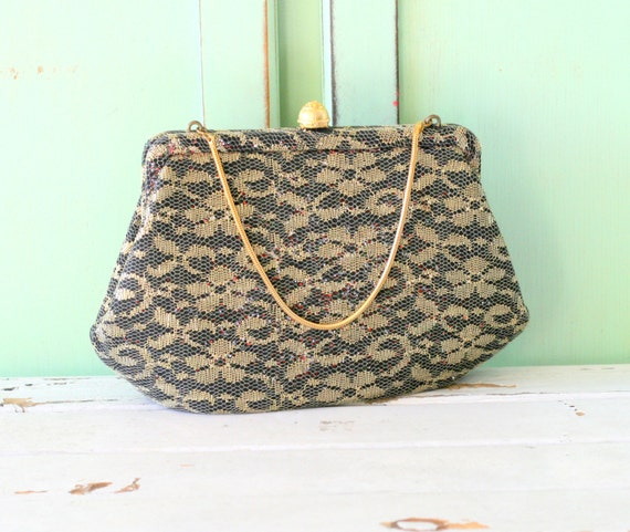 Black And Gold Purse