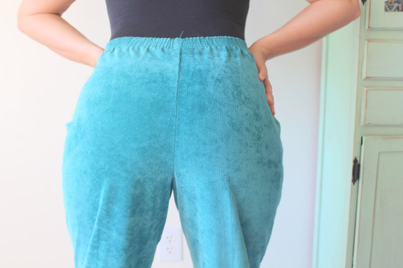 80s 90s Vintage Blue Pants..grunge. hipster. retr… - image 1