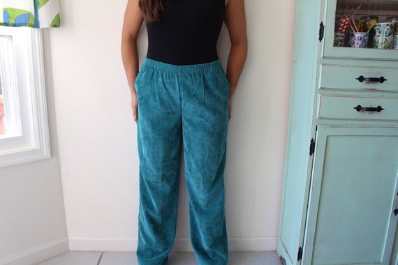 80s 90s Vintage Blue Pants..grunge. hipster. retr… - image 4