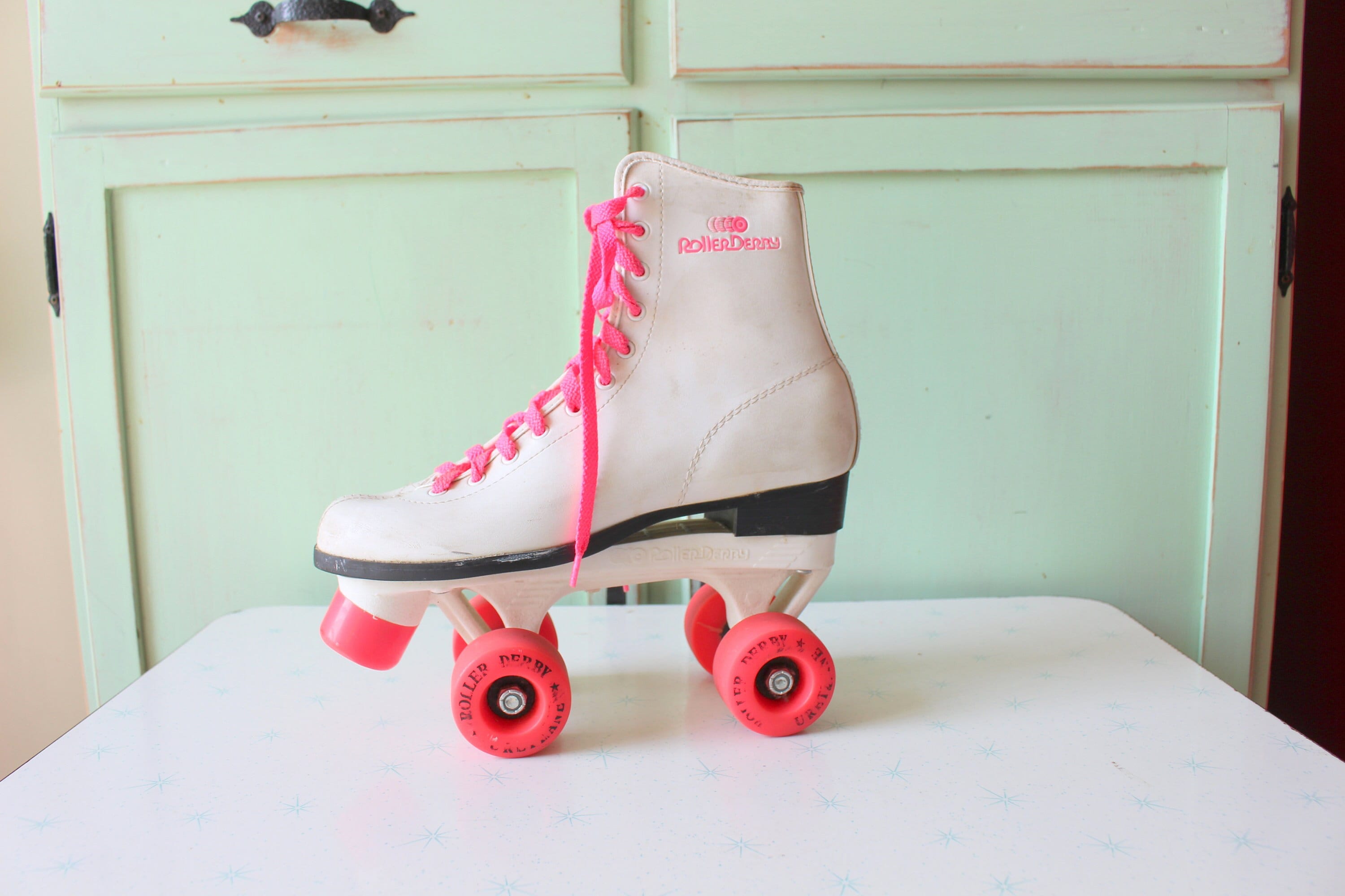 Patins à Roulettes Vintage Hyde Cap Toe Taille 10 - Avec 2 étuis, Occasion