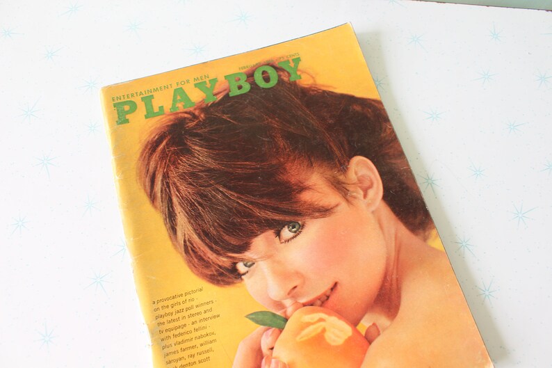 February 1966 Vintage PLAYBOY Magazine. collectible. Etsy