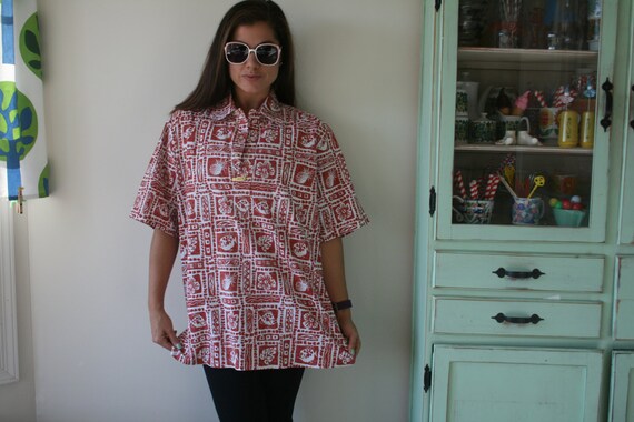 SALE//// Vintage HAWAIIAN SHIRT...size large..men… - image 2