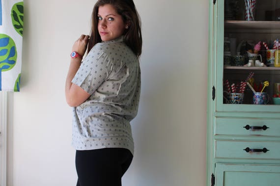 Vintage Gitano Striped Button-Down Shirt, Mens Me… - image 4