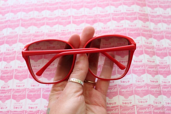 1980s RADICAL RED UV Sunglasses......retro. shade… - image 3