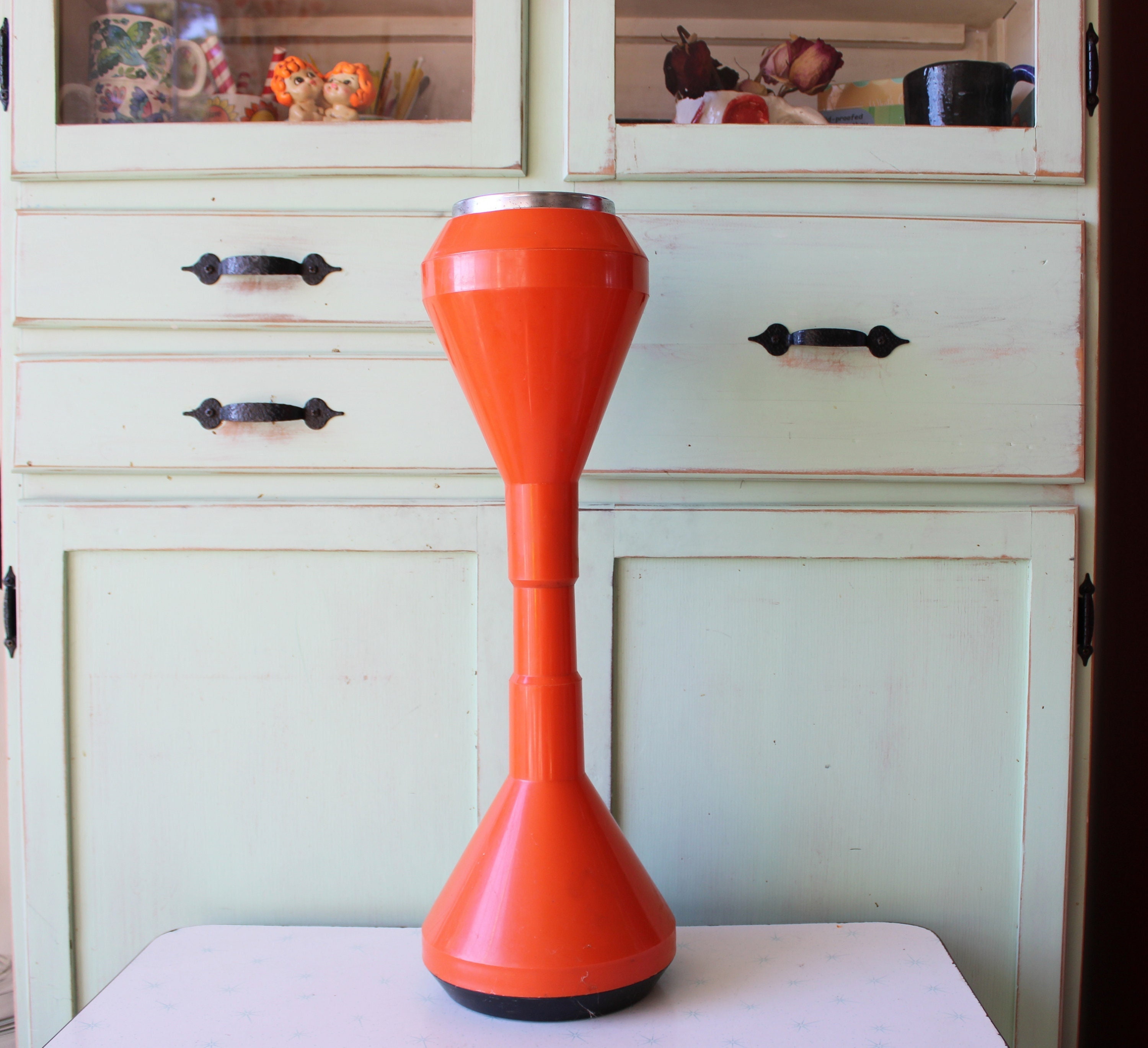 Vintage Orange Atomic Standing Ashtray: 1970s Retro Home Decor - Etsy