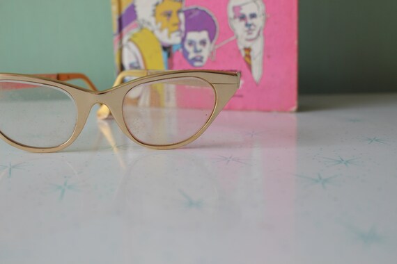 1950s 1960s Vintage CAT EYE Eye Glasses..vintage … - image 3