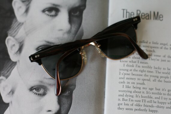 1950s 1960s Vintage CAT EYE Sunglasses..vintage e… - image 3