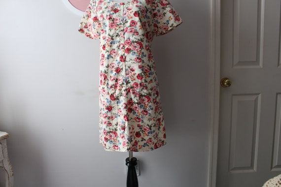 Vintage 1990s FLORAL Dress.....retro. 90s clothin… - image 3
