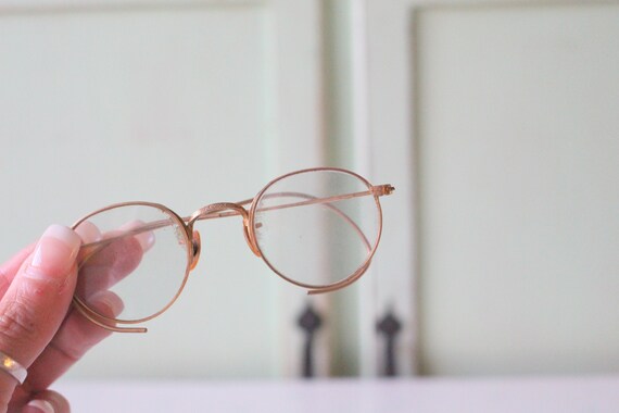 Vintage LENNON EYEWEAR....librarian. round lens. g