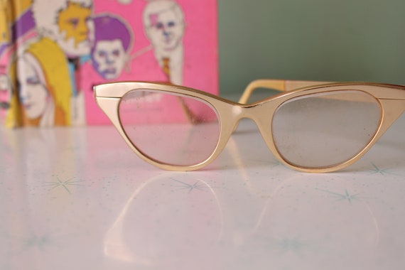 1950s 1960s Vintage CAT EYE Eye Glasses..vintage … - image 2