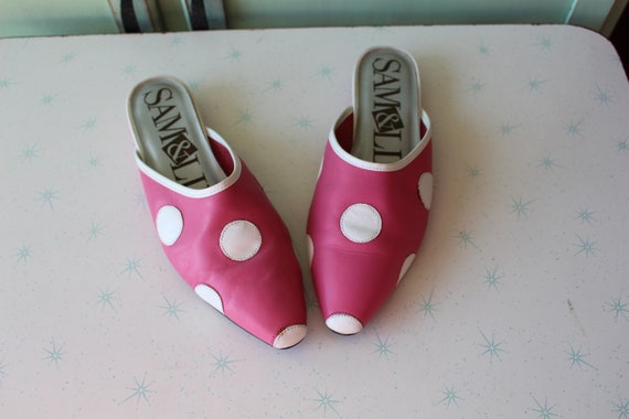 Vintage Pink Sam and Libby Flats....size 7 womens… - image 3