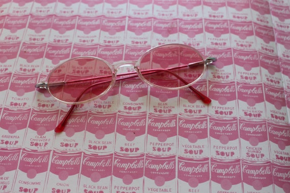 1980s BRIGHT PINK Lens NOS Sunglasses.....retro s… - image 2