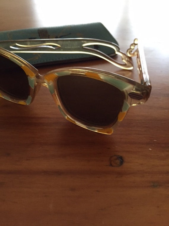 1950s 1960s MOD GIRL Sunglasses...rare. oversized… - image 5