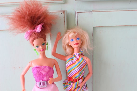 retro barbie dolls
