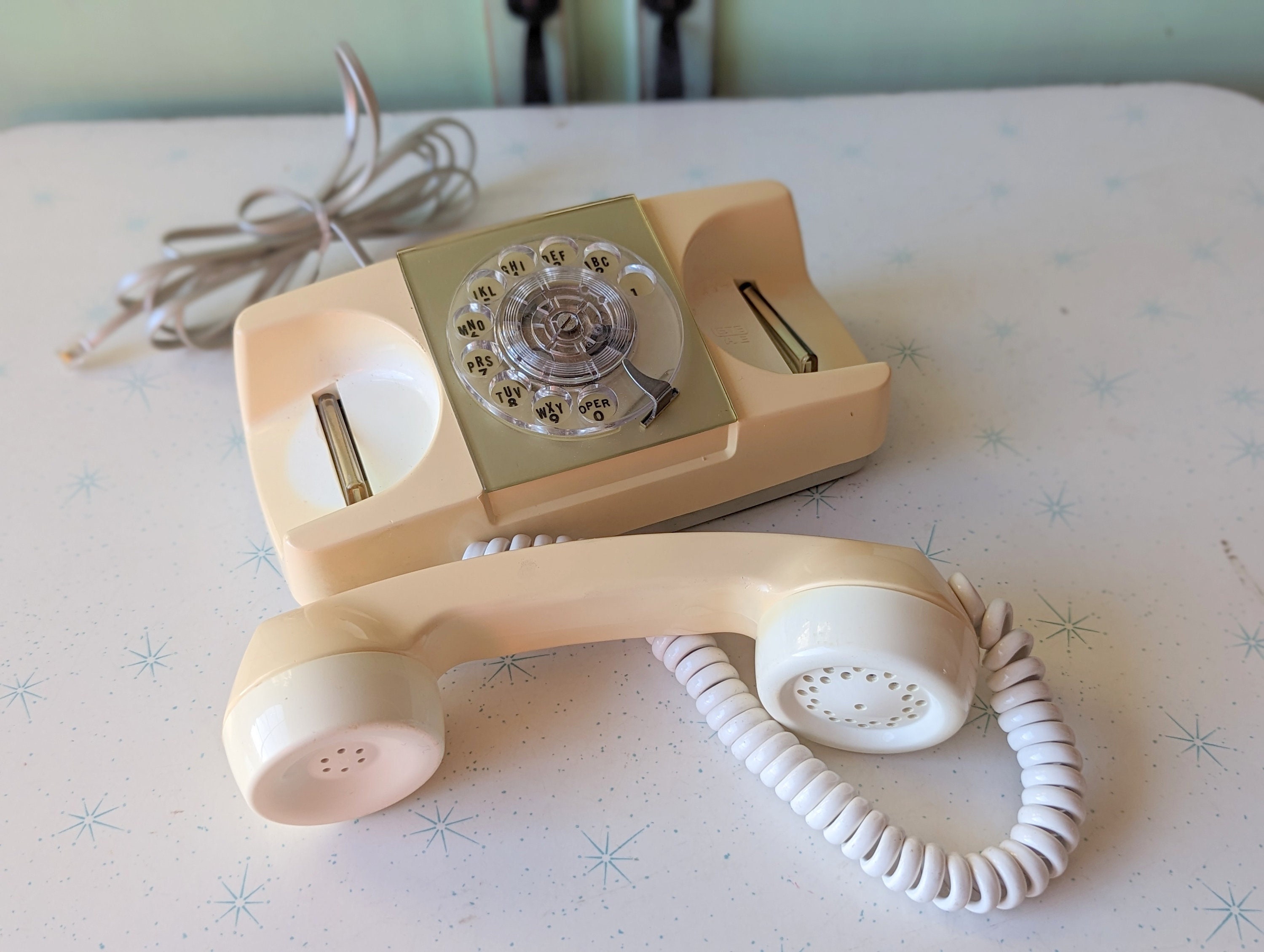 Téléphone Rotatif Vintage Telkom – Pologne 1960-70, Original