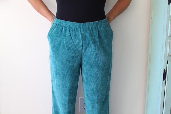 80s 90s Vintage Blue Pants..grunge. hipster. retr… - image 5