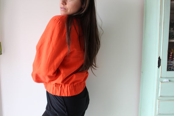 Vintage Pumpkin Blazer Jacket...size small medium… - image 5