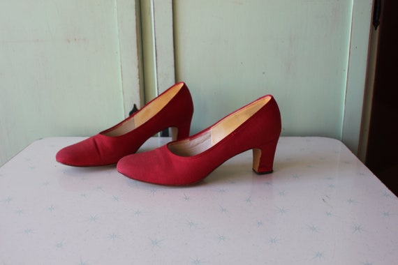 1960s VALENTINE Fabric Designer Heels....size 7.5… - image 3