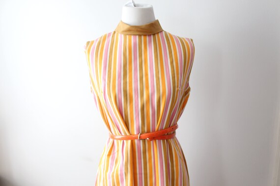 1960s 1970s Vintage MOD GROOVY Dress....medium. s… - image 2