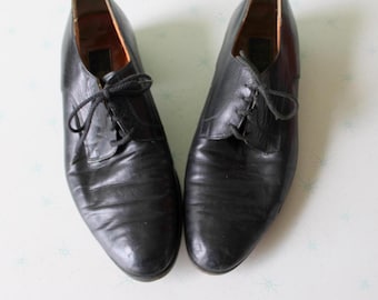 Mocassins Shriners en cuir noir - Pointure homme 8,5