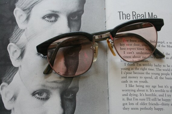 1960s Vintage Eye Glasses...rat pack. optical. hi… - image 3